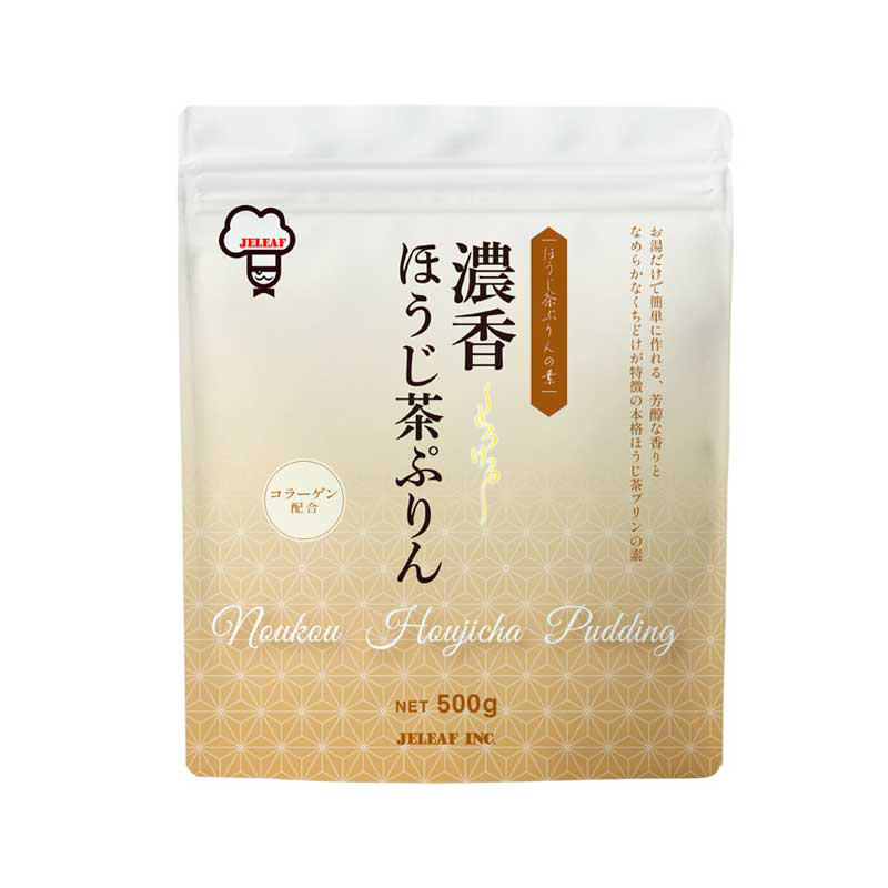 濃香ほうじ茶ぷりん 500ｇ パッケージ